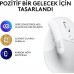Logitech Lift 910-006475 Beyaz Dikey Sessiz Ergonomik Optik Kablosuz Mouse - Outlet