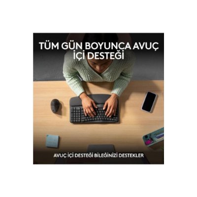 Logitech Wave Keys Kablosuz Dolgulu Avuç İçi Destekli Ergo