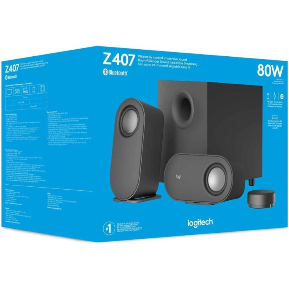 Logitech Z407 2+1 80 W Kablosuz Hoparlör Outlet