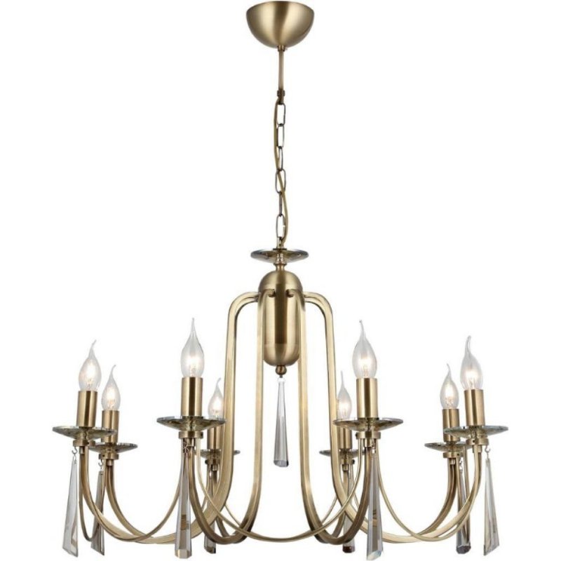 LUCEA DIAMOND 8'li Antik Lak Avize 8XE14 Outlet