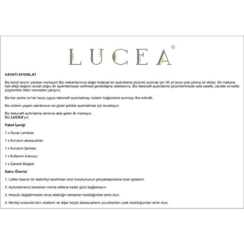 LUCEA Palmela 5 Lı Krom Plafonyer 5xe27