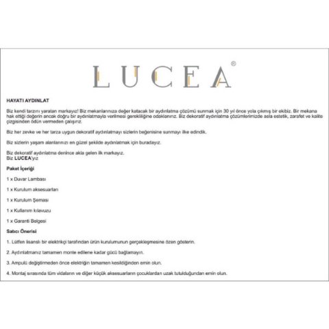 LUCEA Palmela 5 Lı Krom Plafonyer 5xe27