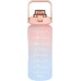 Lumin Water Bottle 2 Litre Su Matarası Bpa Free Su Şişesi Suluk 