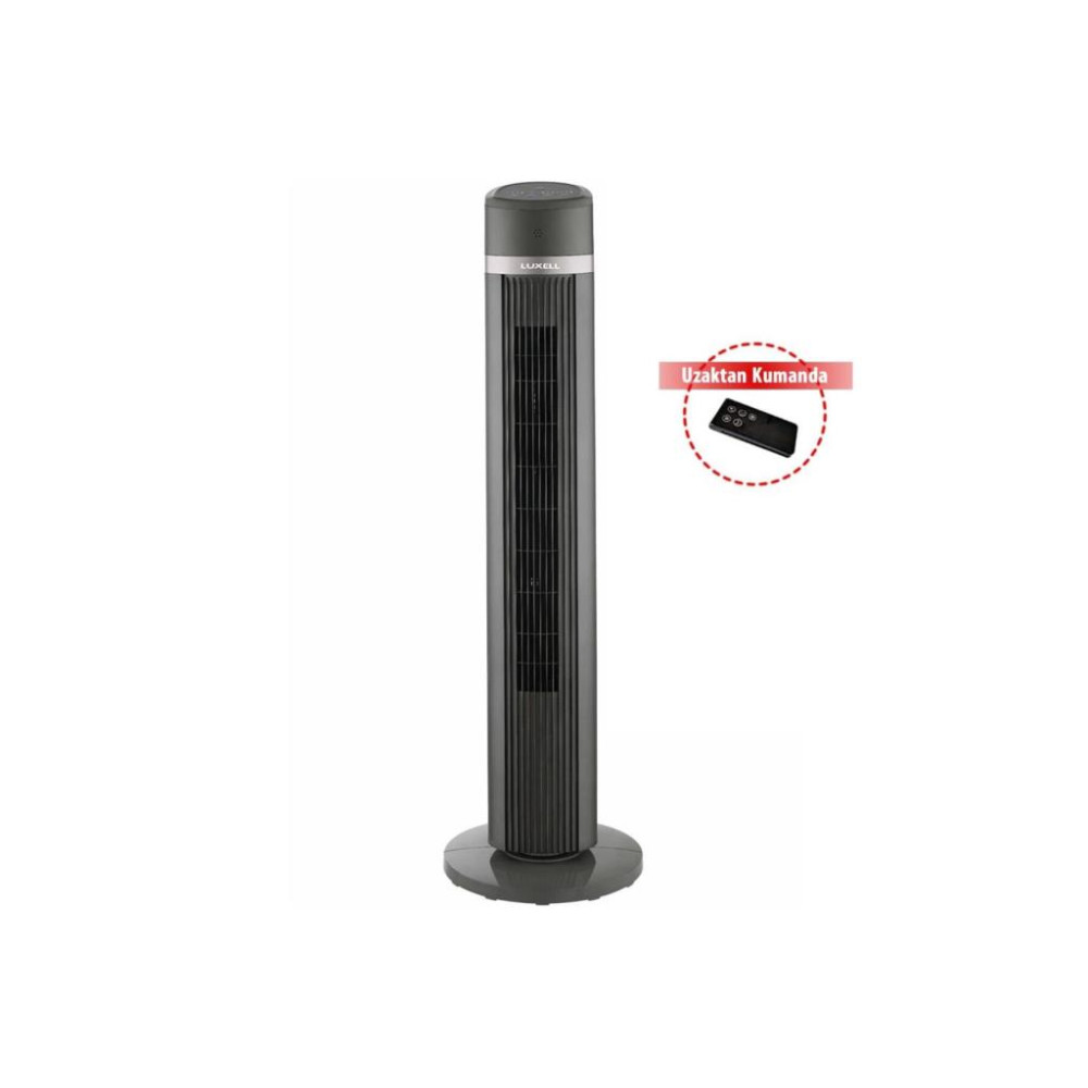 Luxell LXF-260 G Gri Uzaktan Kumandalı Kule Tipi Vantilatör Teşhir