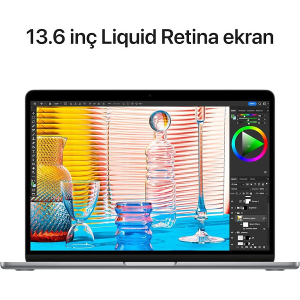MacBook Air M2 8 GB 512 GB SSD 13.6" MLXX3TU/A Uzay Grisi Outlet (Açıklamayı Okuyunuz)