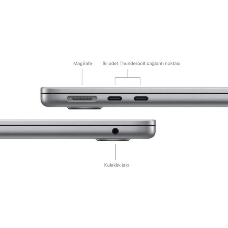 MacBook Air M3 16 GB 256 GB SSD 13.6" MC8G4TU/A Uzay Grisi