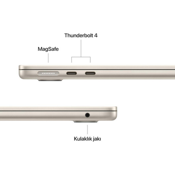 MacBook Air M4 16 GB 256 GB SSD 13.6" MW0Y3TU/A Yıldız Işığı Outlet (Açıklamayı Okuyunuz)