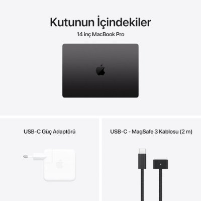 MacBook Pro M4 16 GB 1 TB SSD 14.2" MW2V3TU/A Uzay Siyahı
