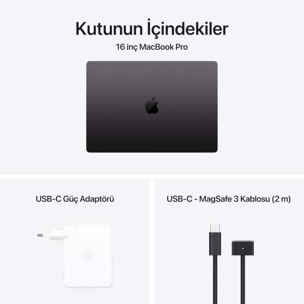 MacBook Pro M4 Max 36 GB 1 TB SSD 16.2" MX303TU/A Uzay Siyahı Outlet (Açıklamayı Okuyunuz)