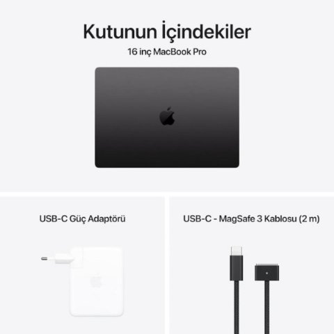 MacBook Pro M4 Pro 24 GB 512 GB SSD 16.2" MX2X3TU/A Uzay Siyahı