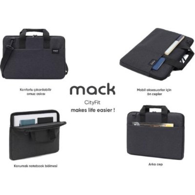 Mack City Fit MCC-703 15.6" Laptop Çantası