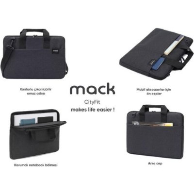 Mack City Fit MCC-703 15.6" Laptop Çantası