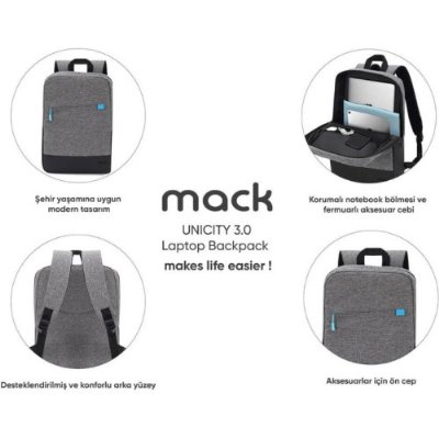 Mack MCC-606 15.6" Laptop Sırt Çantası