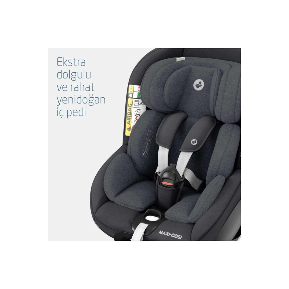 Maxi-Cosi Mica Pro Eco I-Size Isofixli 360° Dönebilir 0-18 kg Authentic Graphite Oto Koltuğu Outlet