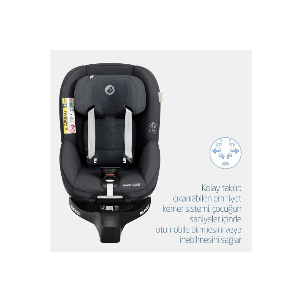 Maxi-Cosi Mica Pro Eco I-Size Isofixli 360° Dönebilir 0-18 kg Authentic Graphite Oto Koltuğu Outlet