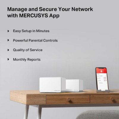 Mercusys Halo H80X 3000 Mbps 2'li Router - Teşhir