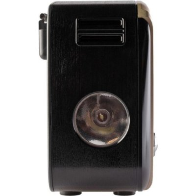 MF Product Acoustic 0186 Retro Fenerli Kablosuz Radyolu Bluetooth Hoparlör Kahverengi Outlet