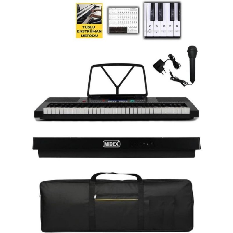 Midex PS-2500 Led Ekran 61 Tuşlu Org Outlet