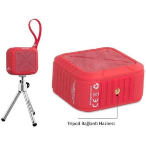 Mikado Handy Kırmızı Bluetooth Hoparlör Teşhir