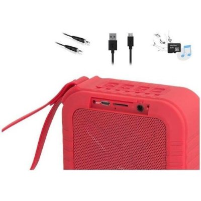 Mikado Handy Kırmızı Bluetooth Hoparlör Outlet