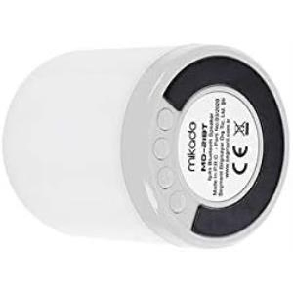 Mikado MD-21BT 3 W 300 mAh TF Card Destekli Işıklı Beyaz Bluetooth Hoparlör Teşhir