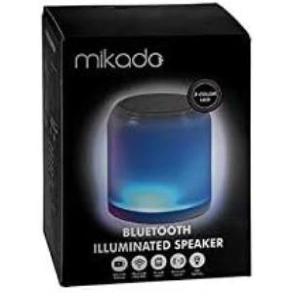 Mikado MD-21BT 3 W 300 mAh TF Card Destekli Işıklı Beyaz Bluetooth Hoparlör Teşhir