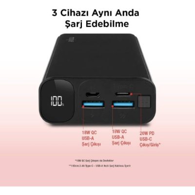 Mojue PB05 10000 mAh Powerbank Teşhir