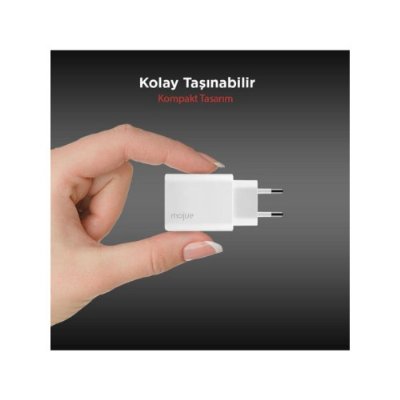Mojue MS13 Duo Hızlı Şarj Adaptörü Teşhir