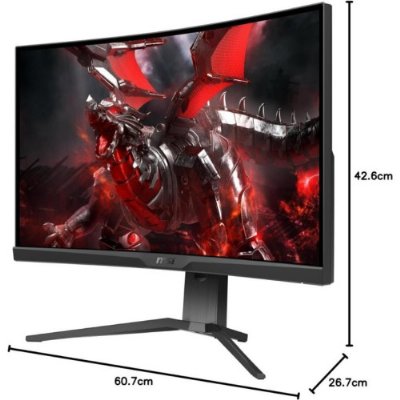 MSI G272CQP 27" 1 ms 2K Curved 170 Hz Oyuncu Monitörü Outlet