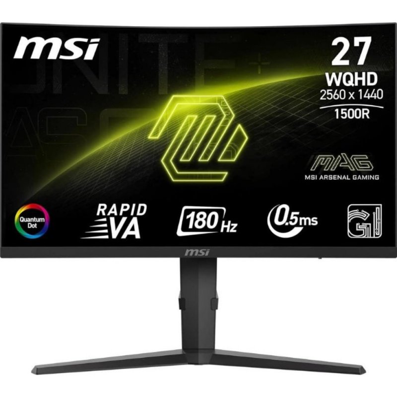 MSI MAG 275CQRF QD E2 27" 0.5 ms 2K Curved 180 Hz Oyuncu Monitörü Outlet