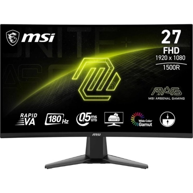 MSI MAG 27C6F 27" 0.5 ms Full HD Curved 180 Hz Oyuncu Monitörü Outlet