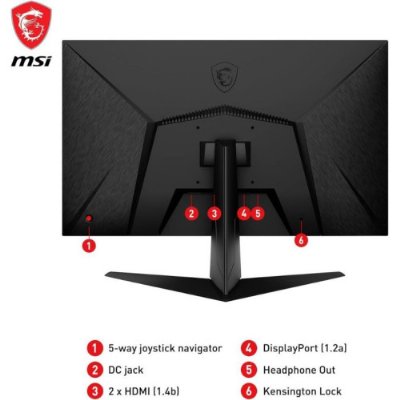 MSI MSI Optix G2712 27" 1 ms Full HD IPS 170 Hz Oyuncu Monitörü - Teşhir