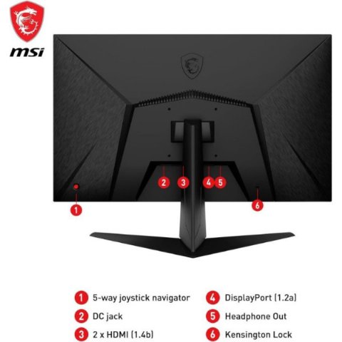 MSI MSI Optix G2712 27" 1 ms Full HD IPS 170 Hz Oyuncu Monitörü - Teşhir