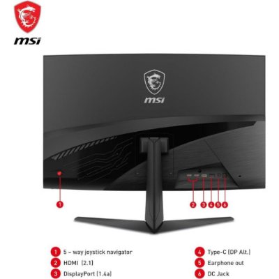 MSI G321CU 31.5" 1 ms 4K Curved 144 Hz Oyuncu Monitörü - Teşhir