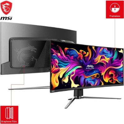 MSI MAG 341CQP QD-OLED 34" 0.03 ms WQHD Curved 175 Hz Oyuncu Monitörü