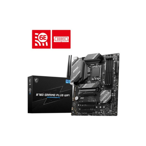 MSI B760 Gaming Plus Wi-Fi Intel LGA1700 DDR5 ATX Anakart Outlet