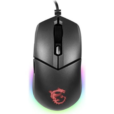 MSI CLUTCH GM20 Elite oyun faresi, 6.400 DPI optik sensör,