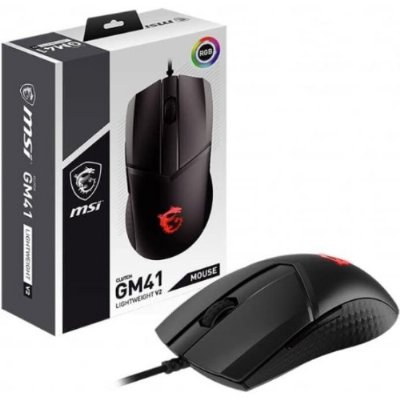 MSI Clutch GM41 LightWeight RGB Şarjlı Makrolu Ergonomik Optik Kablosuz Oyuncu Mouse - Teşhir
