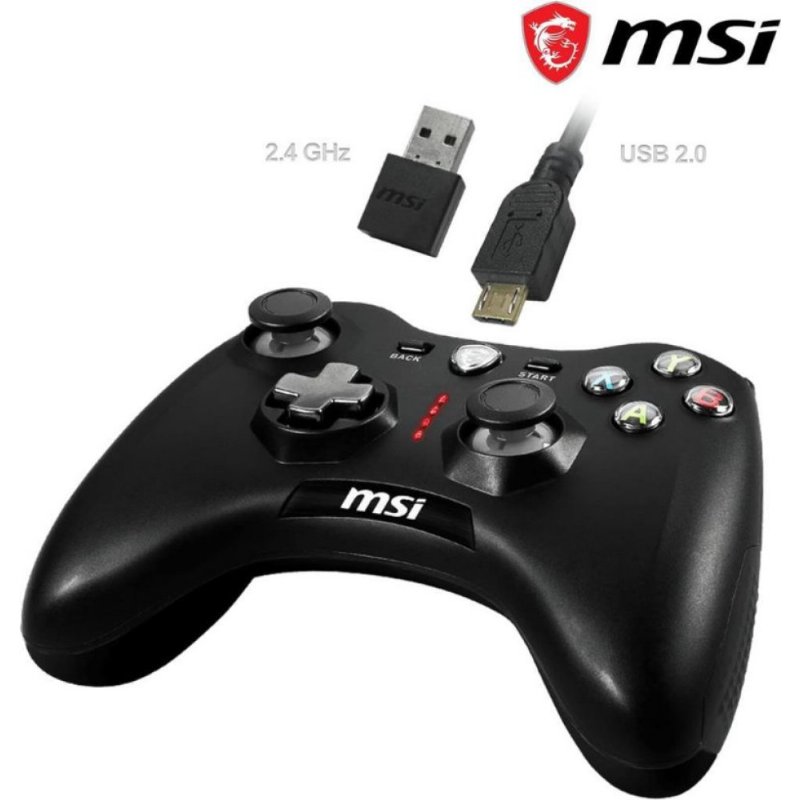 MSI Force GC30 V2 Siyah Kablolu/Kablosuz Oyun Kolu Teşhir