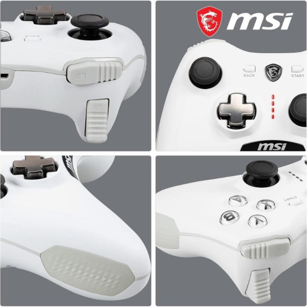 MSI Force GC20 V2 Beyaz Kablolu Oyun Kolu Teşhir