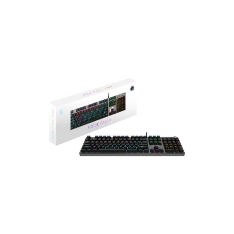 MSI Forge GK310 RGB Red Switch Kablolu Mekanik Oyuncu Klavyesi Outlet MSI Forge GK310 RGB Red Switch Kablolu Mekanik Oyuncu Klavyesi Outlet