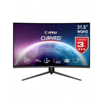 MSI G32CQ5P 31.5" 1 ms 2K Curved 170 Hz Oyuncu Monitörü - Teşhir