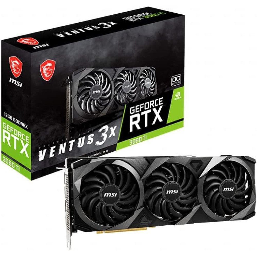 MSI RTX 3080 TI Ventus 3X 12G OC 384 Bit GDDR6X 12 GB Ekran Kartı Outlet