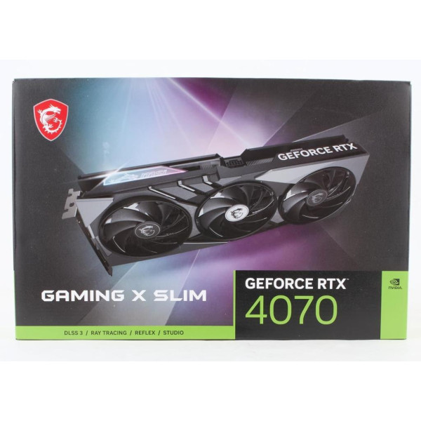 MSI RTX 4070 Gaming X Slim 12G 192 Bit GDDR6X 12 GB Ekran Kartı