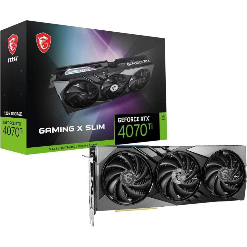 MSI RTX 4070 TI Gaming X Slim 12G 192 Bit GDDR6X 12 GB Ekran Kartı