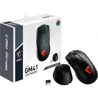 MSI GG CLUTCH GM41 LIGHTWEIGHT WIRELESS GAMING MOUSE 76 GR