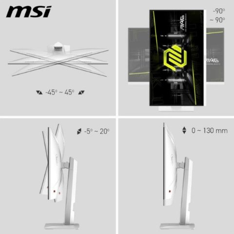 MSI MAG 274PFW 27" 1 ms Full HD Pivot IPS 180 Hz Oyuncu Monitörü Outlet