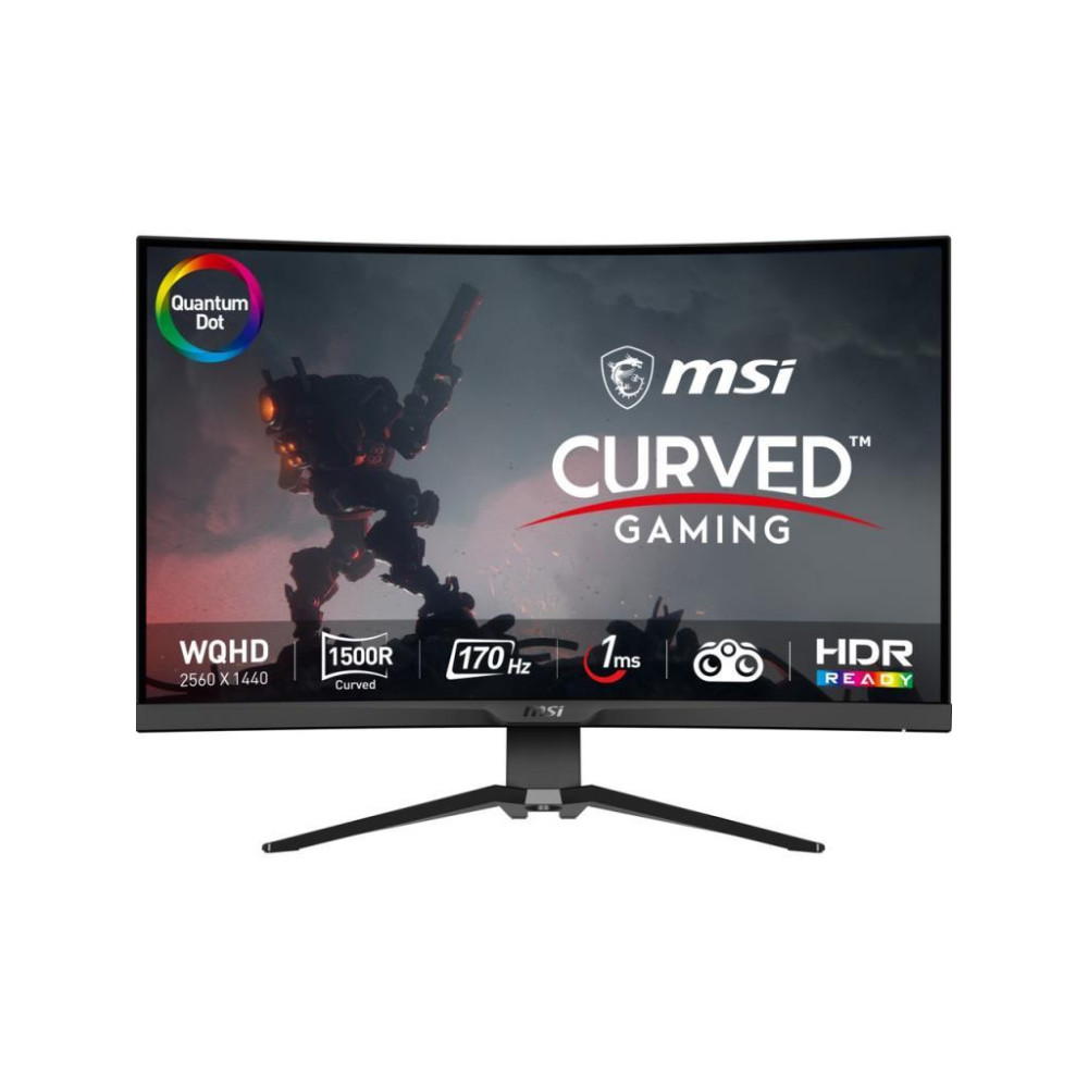 MSI MAG 275CQRF-QD 27" 1 ms 2K Curved 170 Hz Oyuncu Monitörü Outlet