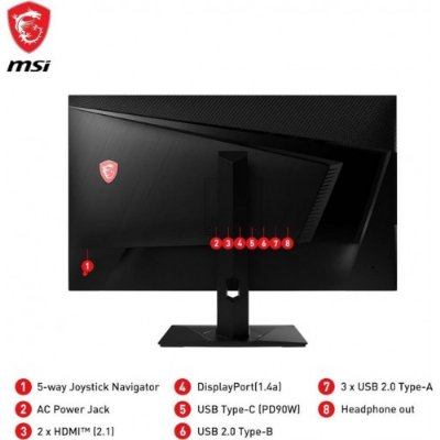 MSI MAG 323UPF 32" 1 ms 4K IPS 160 Hz Oyuncu Monitörü Outlet