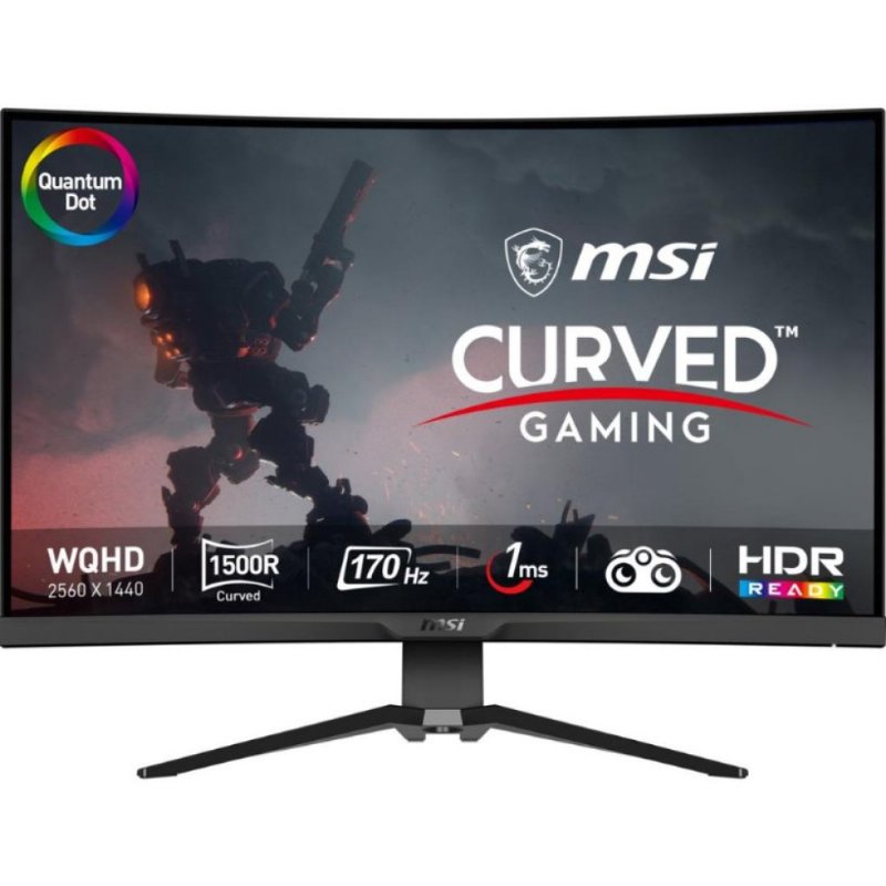 MSI MAG 325CQRF-QD 31.5" 1 ms 2K Curved 170 Hz Oyuncu Monitörü Outlet MSI MAG 325CQRF-QD 31.5" 1 ms 2K Curved 170 Hz Oyuncu Monitörü Outlet